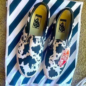 Custom Cow Print Vans